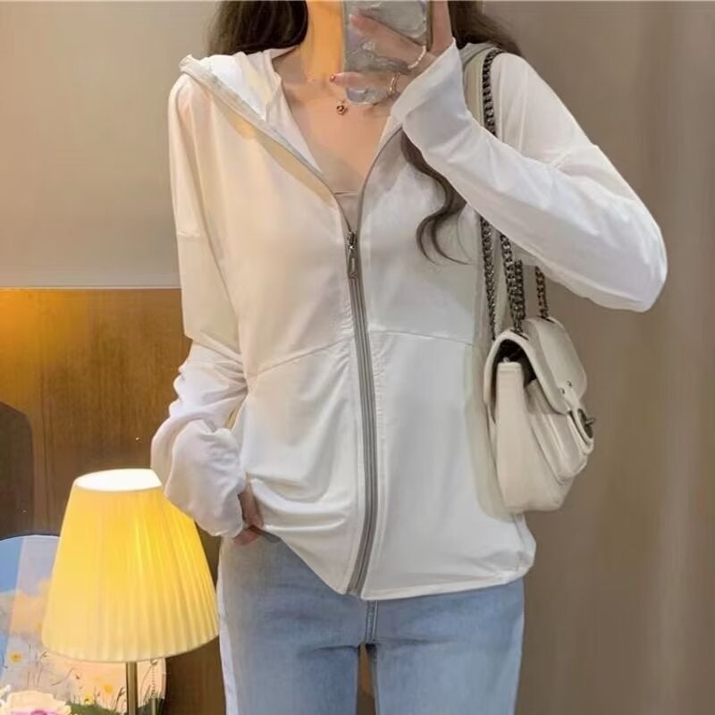 New Jacket 2025 Sports Outdoor Breathable Summer Sun Protection Clothing For Women Anti-Uv Cool Sun Protection Clothing Slimming Style - Image 3